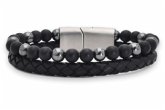 "Black Star" Fashion Bead Armband, J966-06