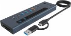 ICY BOX IB-HUB1742CR-C2PD 11-in-1 HUB mit PD & Cardreader