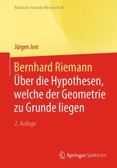 Cover Bernhard Riemann - Über die Hypothesen, welche der Geometrie zu Grunde liegen (eBook, PDF)