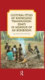 Cultural styles of knowledge transmission (eBook, PDF)