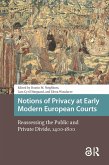 Notions of Privacy at Early Modern European Courts (eBook, PDF) Notions of Privacy at Early Modern European Courts (eBook, PDF)