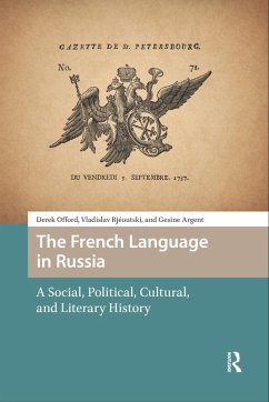 The French Language in Russia (eBook, PDF) Cover The French Language in Russia (eBook, PDF)