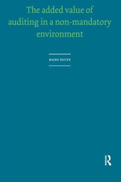 Cover The Added Value of Auditing in a Non-Mandatory Environment (eBook, ePUB)