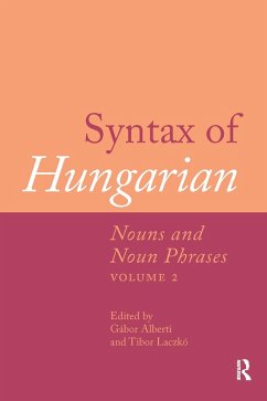 Cover Syntax of Hungarian (eBook, ePUB)