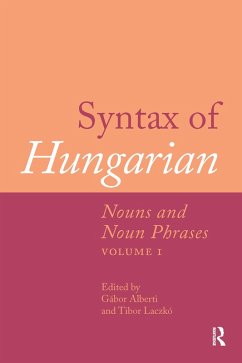 Cover Syntax of Hungarian (eBook, PDF)
