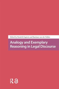 Analogy and Exemplary Reasoning in Legal Discourse (eBook, ePUB) Cover Analogy and Exemplary Reasoning in Legal Discourse (eBook, ePUB)