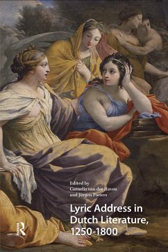 Cover Lyric Address in Dutch Literature, 1250-1800 (eBook, PDF)