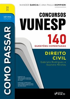 Cover Como Passar em Concursos Vunesp - 7ª Ed -2025 (eBook, ePUB)