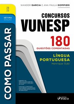 Cover Como Passar em Concursos Vunesp - 7ª Ed -2025 (eBook, ePUB)