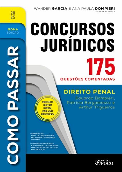 Como Passar em Concursos Jurídicos - 9ª Ed - 2025 (eBook, ePUB) Como Passar em Concursos Jurídicos - 9ª Ed - 2025 (eBook, ePUB)
