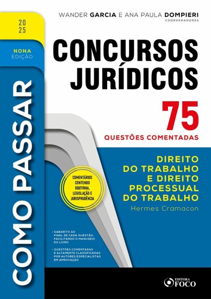 Como Passar em Concursos Jurídicos - 9ª Ed - 2025 (eBook, ePUB) Como Passar em Concursos Jurídicos - 9ª Ed - 2025 (eBook, ePUB)