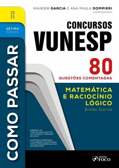 Cover Como Passar em Concursos Vunesp - 7ª Ed -2025 (eBook, ePUB)