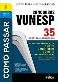 Cover Como Passar em Concursos Vunesp - 7ª Ed -2025 (eBook, ePUB)