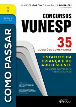 Cover Como Passar em Concursos Vunesp - 7ª Ed -2025 (eBook, ePUB)