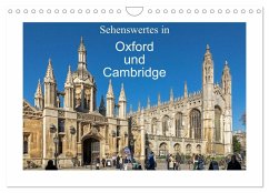 Sehenswertes in Oxford und Cambridge (Wandkalender 2026 DIN A4 quer), CALVENDO Monatskalender Sehenswertes in Oxford und Cambridge (Wandkalender 2026 DIN A4 quer), CALVENDO Monatskalender