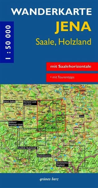 Wanderkarte Jena, Saale, Holzland Wanderkarte Jena, Saale, Holzland