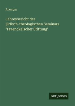 Cover Jahresbericht des jüdisch-theologischen Seminars 
