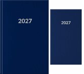 Buchkalender-Set: Buchkalender & Wochenplaner 2027 Blau