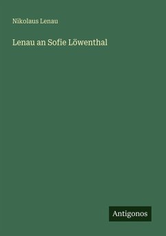 Cover Lenau an Sofie Löwenthal
