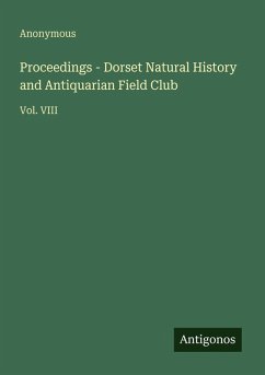 Cover Proceedings - Dorset Natural History and Antiquarian Field Club