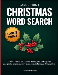 Cover Christmas Word Search Large Print