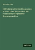 Mittheilungen über den Hexenprozess in Deutschland insbesondere über verschiedene westphälische Hexenprozessakten