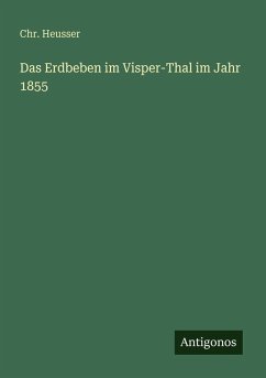 Cover Das Erdbeben im Visper-Thal im Jahr 1855