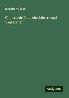 Cover Chinesisch-Deutsche Jahres- und Tageszeiten