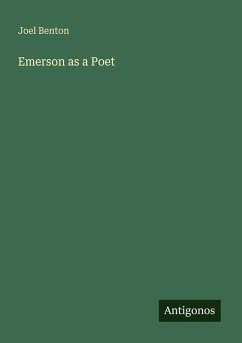 Emerson as a Poet Cover Emerson as a Poet