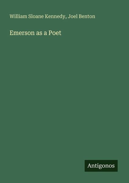 Emerson as a Poet Emerson as a Poet