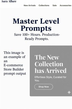 5 Master AI Prompts: Professional Templates for Websites, Web Apps, E-commerce, Dashboards & API Documentation (eBook, ePUB) - Prompts, Plug & Play