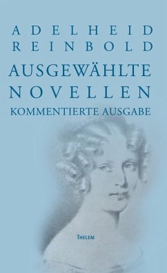 Cover Adelheid Reinbold: Ausgewählte Novellen
