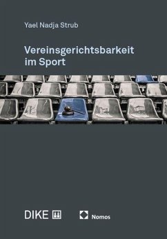 Cover Vereinsgerichtsbarkeit im Sport