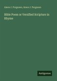 Bible Poem or Versified Scripture in Rhyme