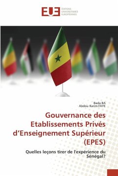 Cover Gouvernance des Etablissements Privés d'Enseignement Supérieur (EPES)