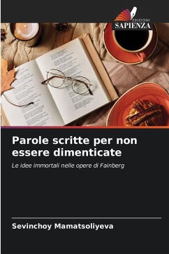 Parole scritte per non essere dimenticate - Mamatsoliyeva, Sevinchoy