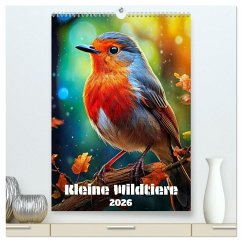 Cover Kleine Wildtiere (hochwertiger Premium Wandkalender 2026 DIN A2 hoch), Kunstdruck in Hochglanz