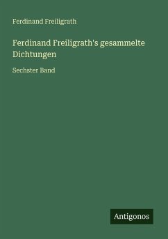 Cover Ferdinand Freiligrath's gesammelte Dichtungen