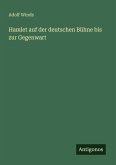 Hamlet auf der deutschen Bühne bis zur Gegenwart