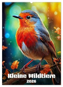 Cover Kleine Wildtiere (Wandkalender 2026 DIN A2 hoch), CALVENDO Monatskalender