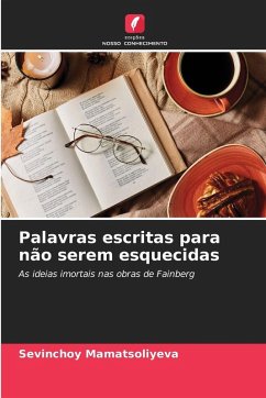 Cover Palavras escritas para não serem esquecidas