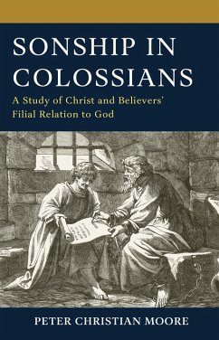 Cover Sonship in Colossians