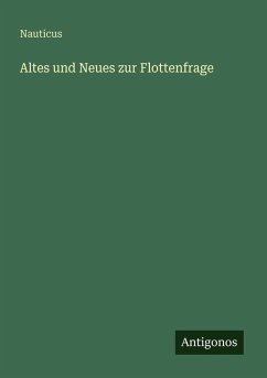 Altes und Neues zur Flottenfrage Cover Altes und Neues zur Flottenfrage