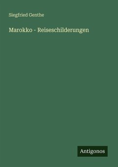 Cover Marokko - Reiseschilderungen