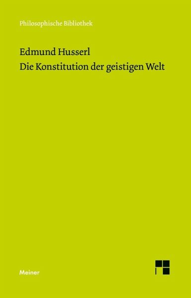 Die Konstitution der geistigen Welt Die Konstitution der geistigen Welt