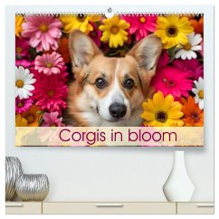 Corgis in Bloom (High Quality Premium Wall Calendar 2026 DIN A2 landscape),CALVENDO 12 Month Wall Calendar Corgis in Bloom (High Quality Premium Wall Calendar 2026 DIN A2 landscape),CALVENDO 12 Month Wall Calendar