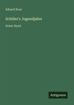 Cover Schiller's Jugendjahre