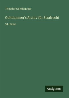 Goltdammer's Archiv für Strafrecht Cover Goltdammer's Archiv für Strafrecht