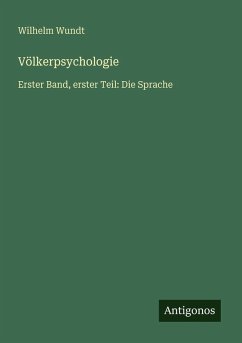 Völkerpsychologie - Wundt, Wilhelm