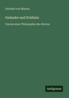Cover Gedanke und Erlebnis